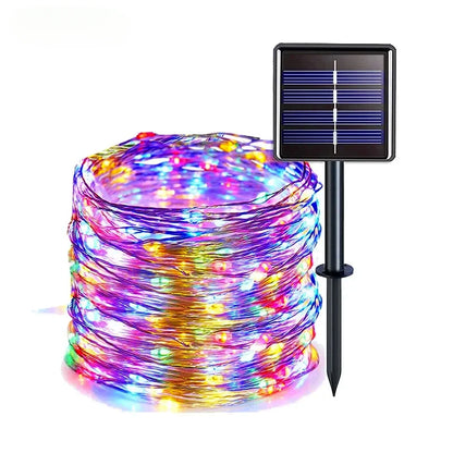 LED Solar Light Outdoor Garden Fairy String Light Led Twinkle Waterproof Lamp for Christmas Patio Tree Party 6m/12m/23m/33m
